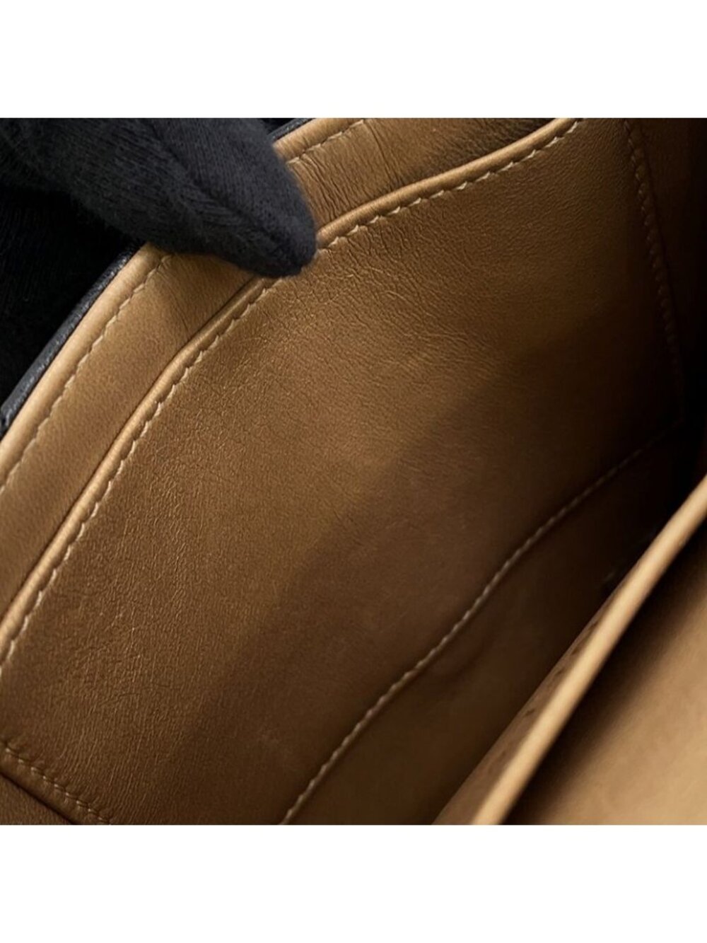 Chanel Chain Shoulder Bag Quilted CC Logo Faux Pearl Lambskin - Picture 10 of 10